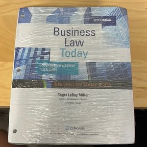 Business Law Today 12th Edition w/ access card